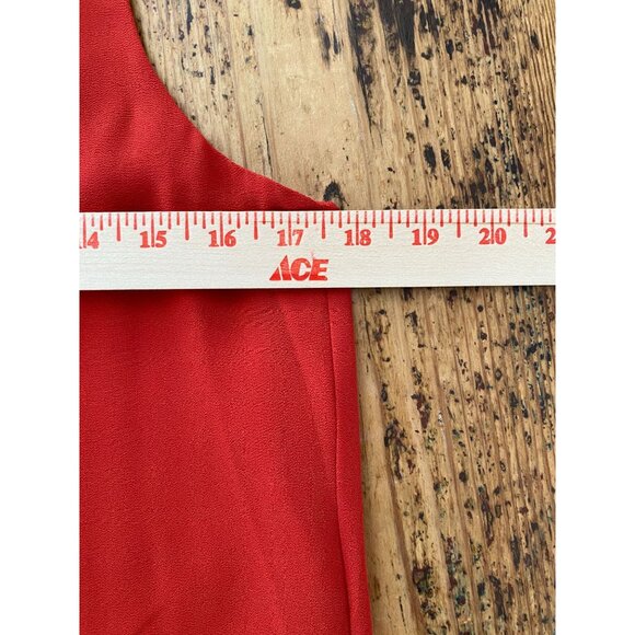 Lost April Womens Sleeveless Rust Dress Small Lightweight Casual Sophisticated - Picture 6 of 7